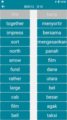 Indonesian - English android App screenshot 1